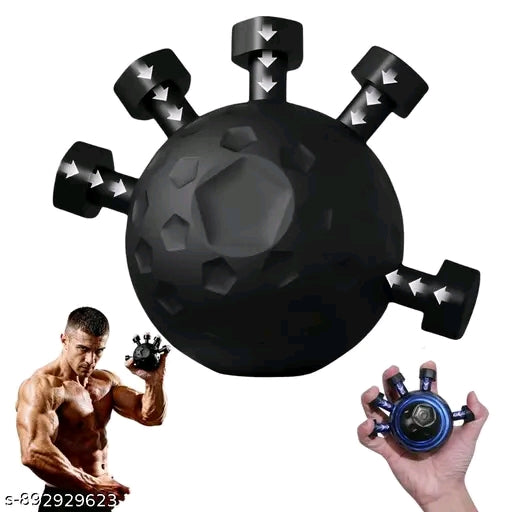 Hand Grip Strengthener, Ultimate Finger Exerciser Strength Trainer Exercise Ball Hand Strengthener Hand Balls Workout Equipment for Men & Women (Finger Exerciser)