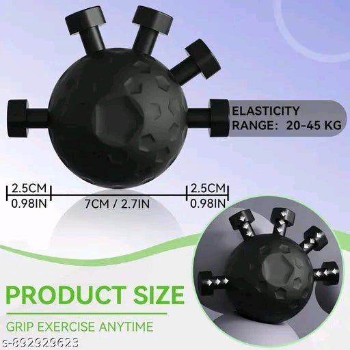 Hand Grip Strengthener, Ultimate Finger Exerciser Strength Trainer Exercise Ball Hand Strengthener Hand Balls Workout Equipment for Men & Women (Finger Exerciser)